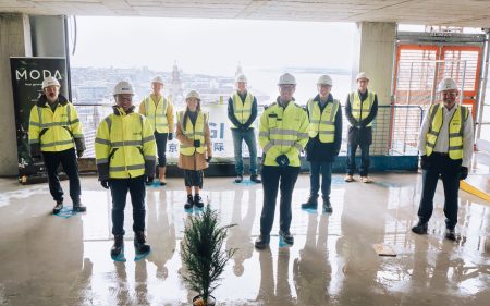 Lexington topping out